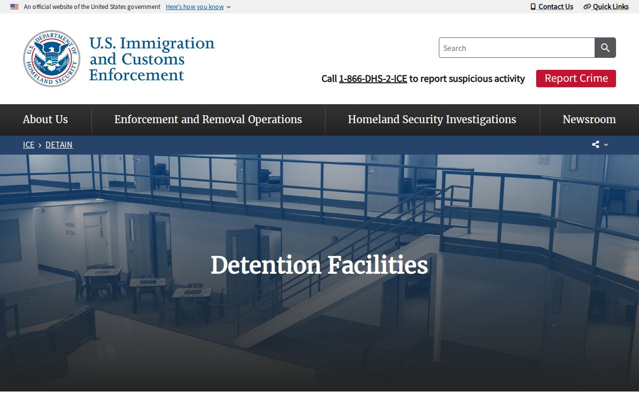 Caldwell County Jail release transfer ICE detention facility directory