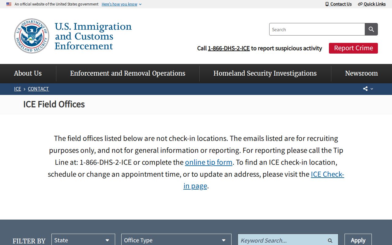 Caldwell County Jail release hold ICE field office contacts